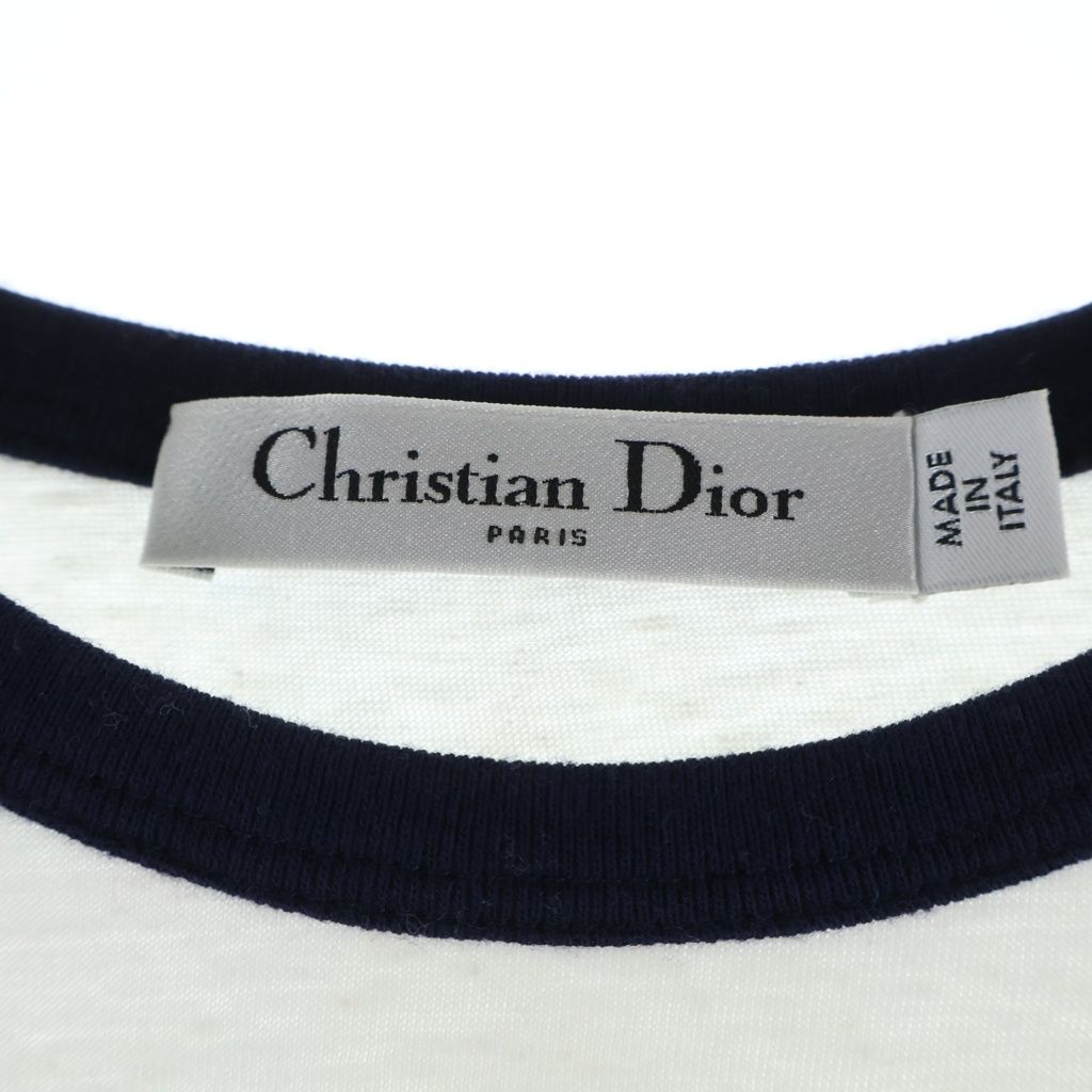 Dior Lucky T-Shirt #xs White Navy — view 7