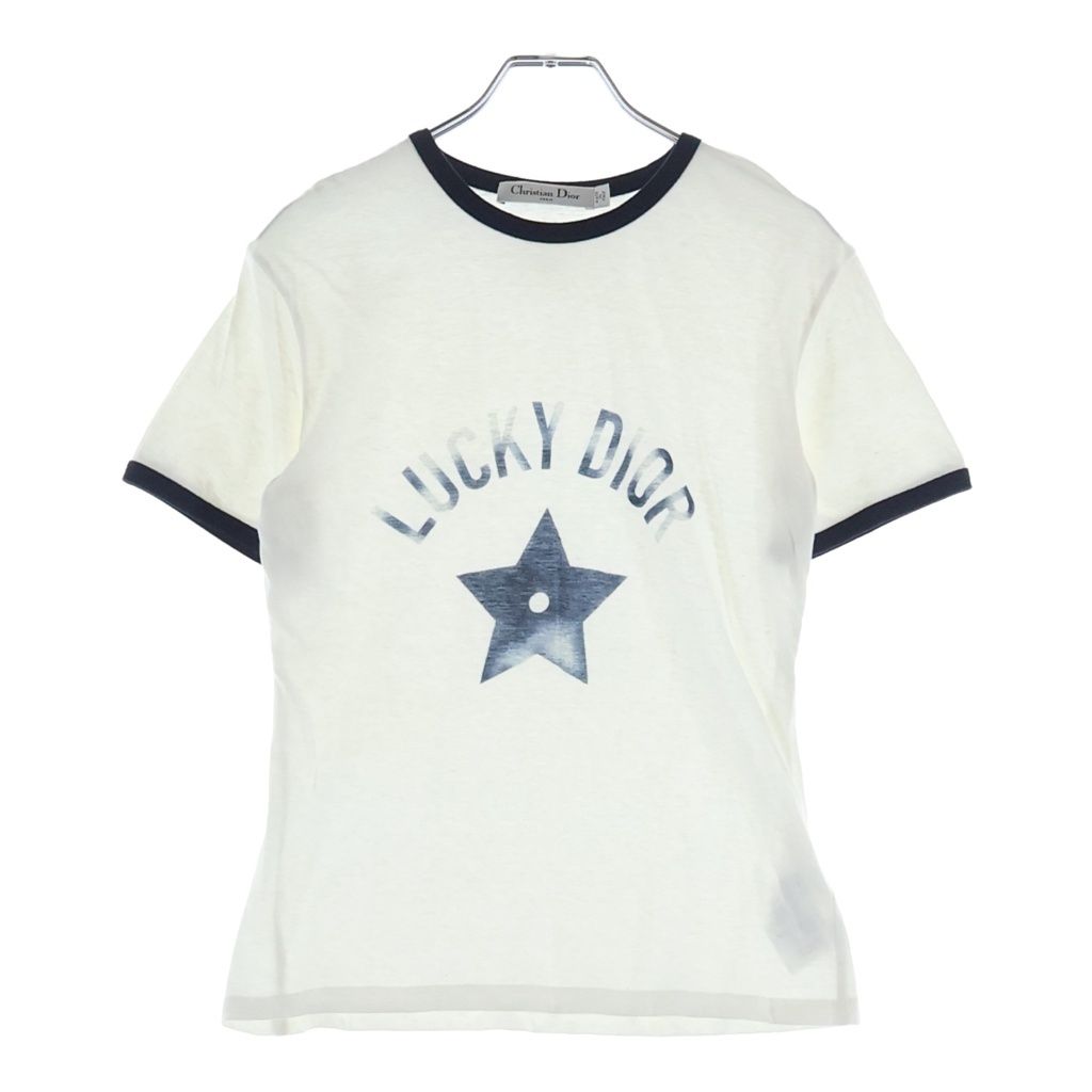 Dior Lucky T-Shirt #xs White Navy