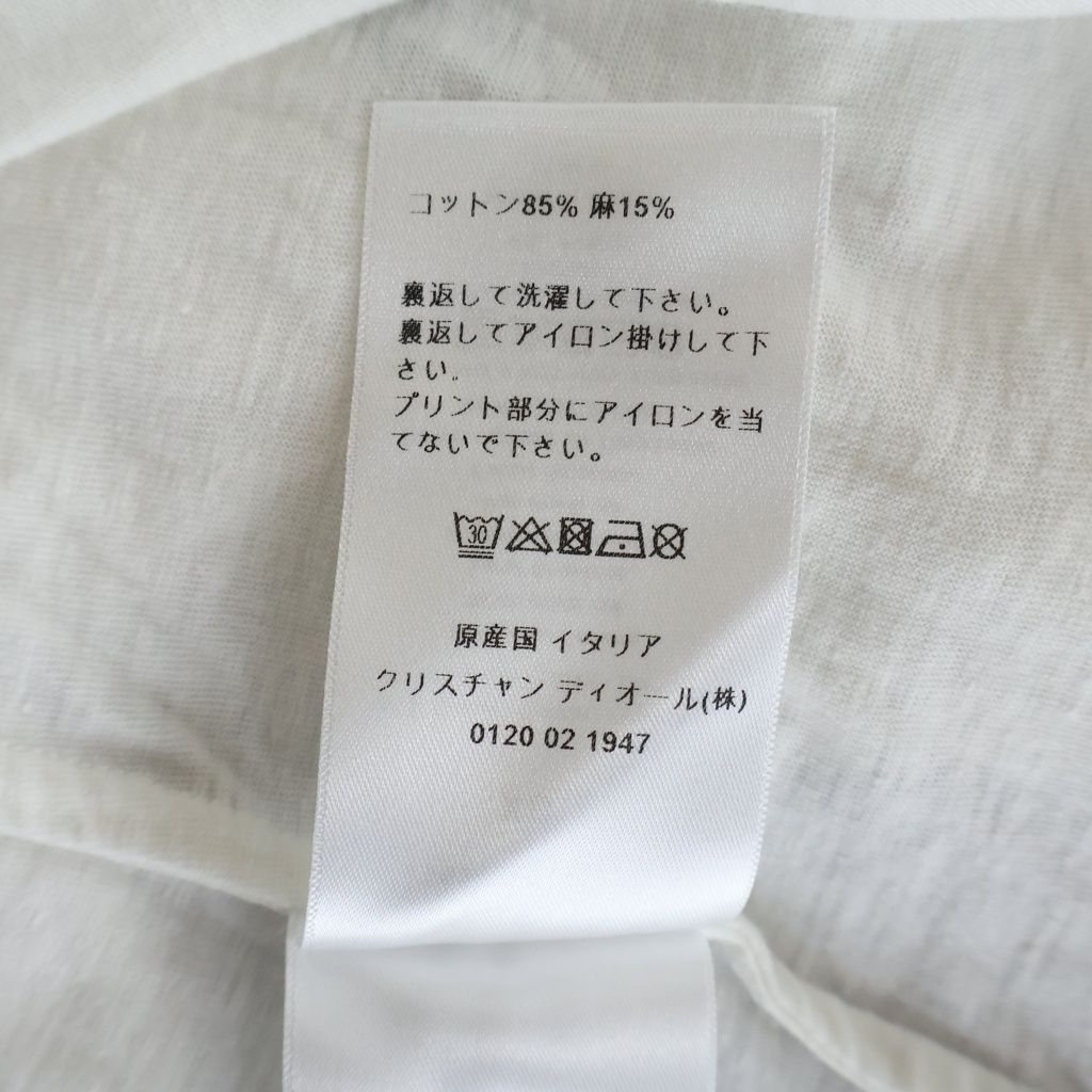 Dior Lucky T-Shirt #xs White Navy — view 8