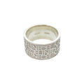 Celine Logo Ring 925 Sterling Silver
