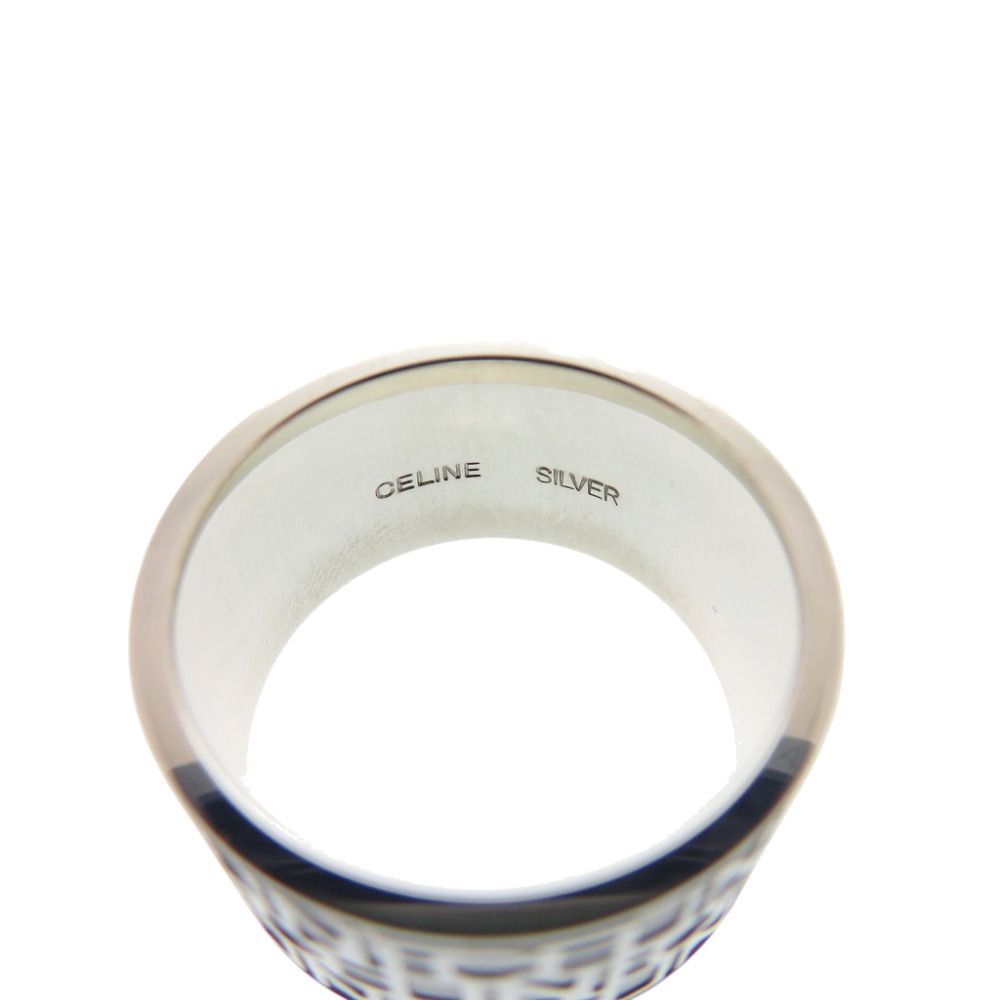 Celine Logo Ring 925 Sterling Silver