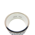 Celine Logo Ring 925 Sterling Silver