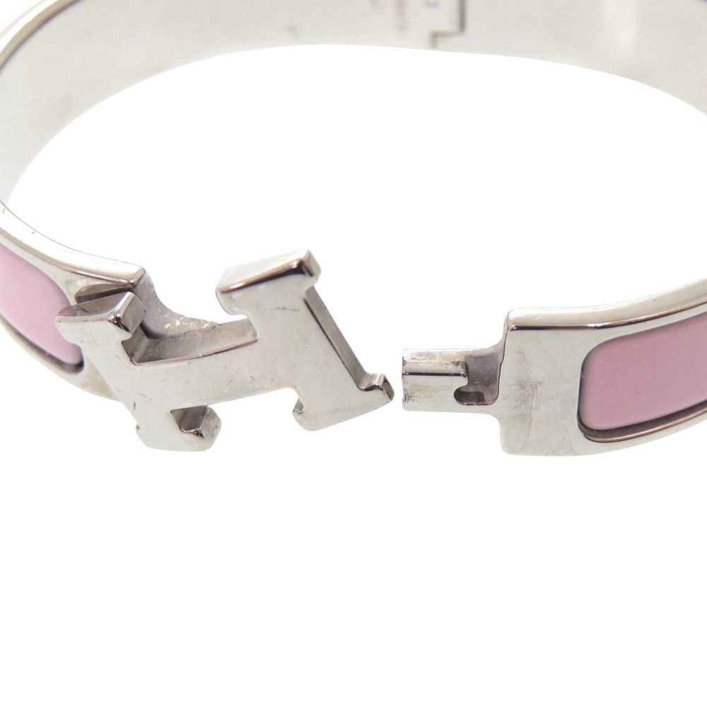 Hermes Clic PM Bangle Metal RosecanPink Bracelet