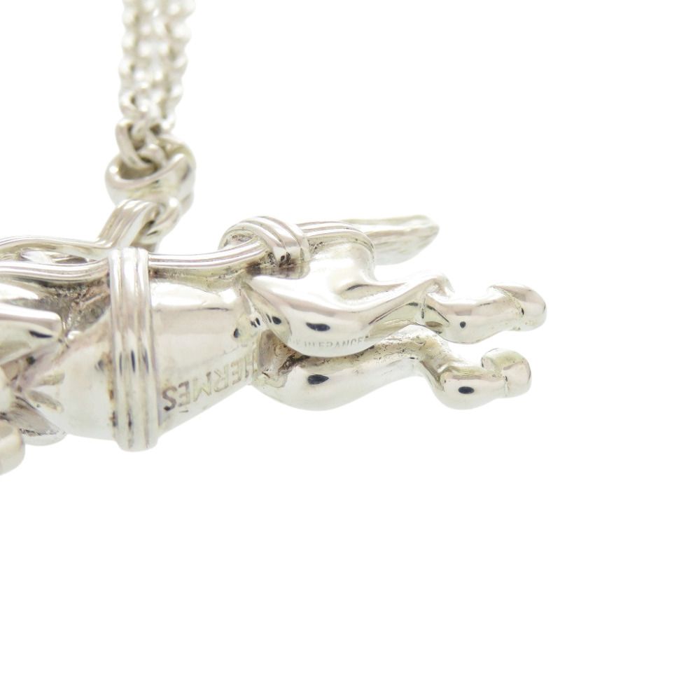 Hermes Cheval Horse 925 Sterling Silver Charm Key Holder