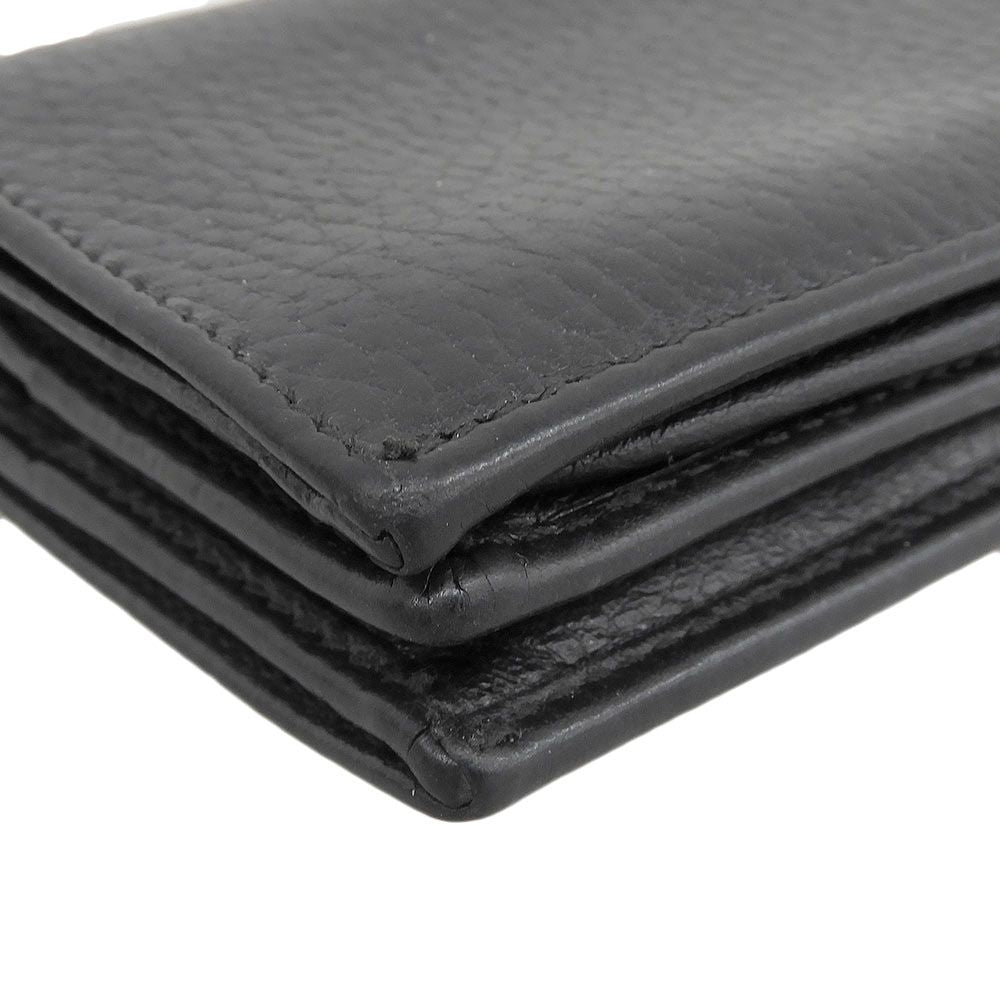 Gucci Petit Marmont Bifold Leather Wallet Compact Black
