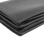 Gucci Petit Marmont Bifold Leather Wallet Compact Black