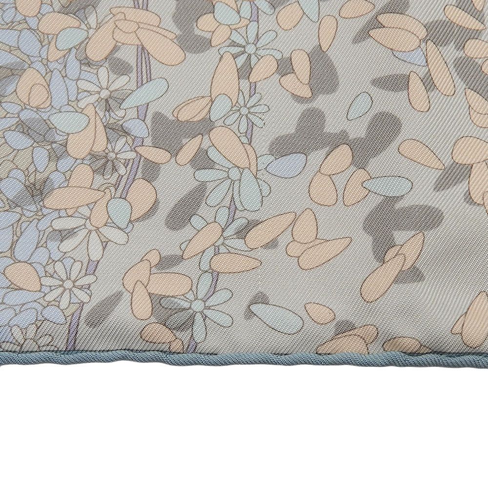 Hermes Carre 90 Silk Scarf Flower Offering Offrandes Dun Jour Multicolor