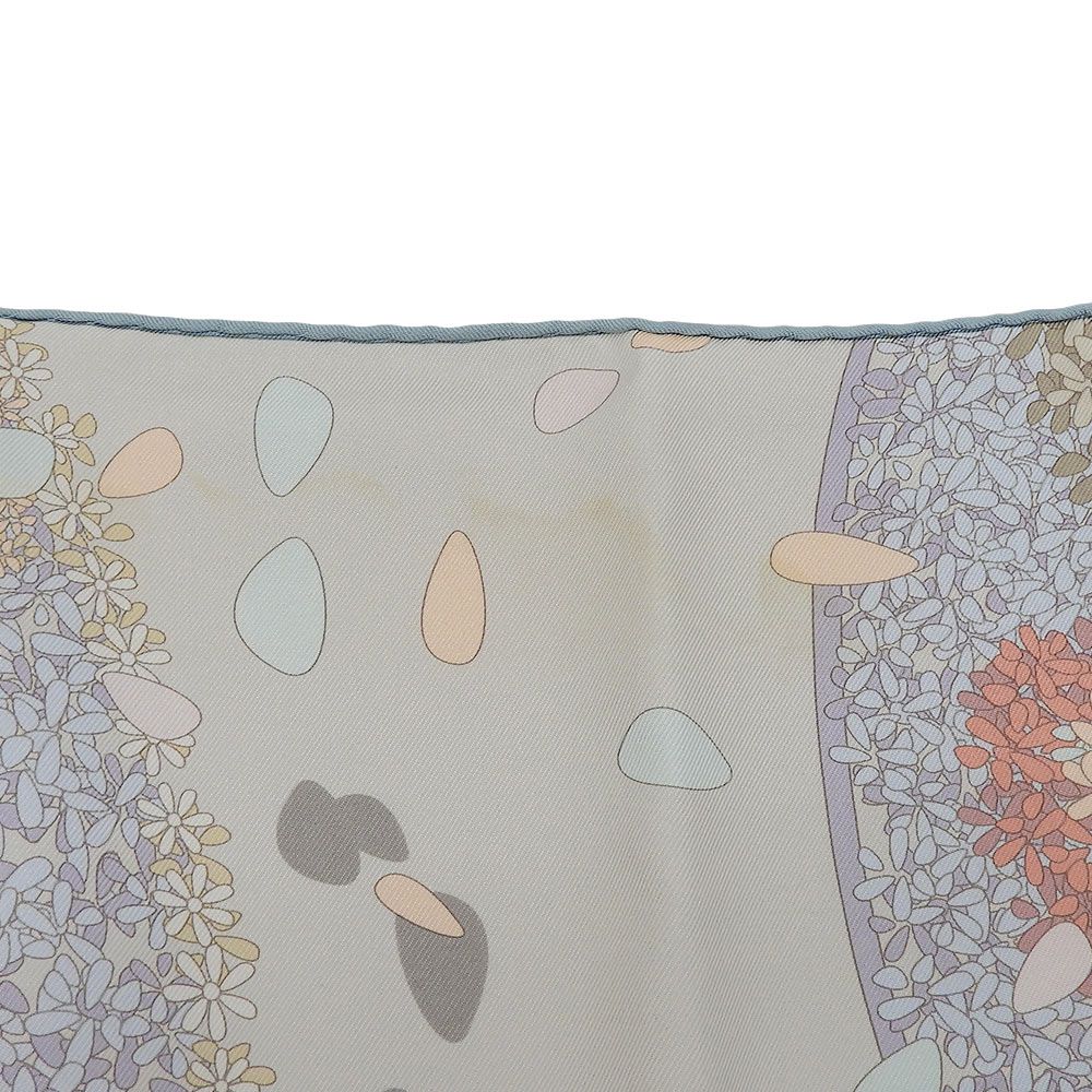 Hermes Carre 90 Silk Scarf Flower Offering Offrandes Dun Jour Multicolor