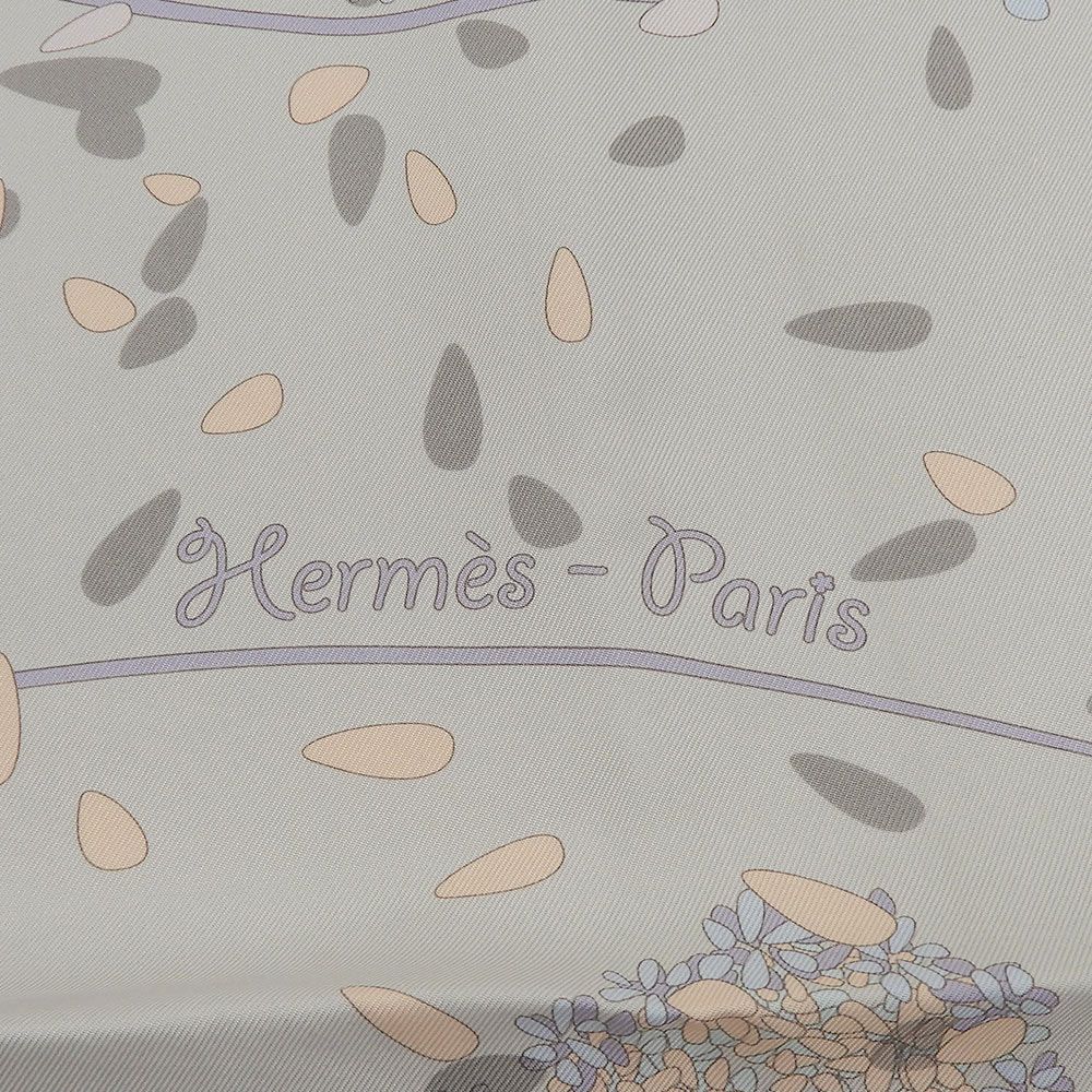 Hermes Carre 90 Silk Scarf Flower Offering Offrandes Dun Jour Multicolor