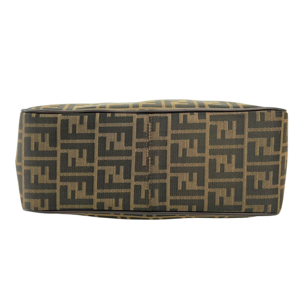 Fendi Handbag Brown Zucca Pattern