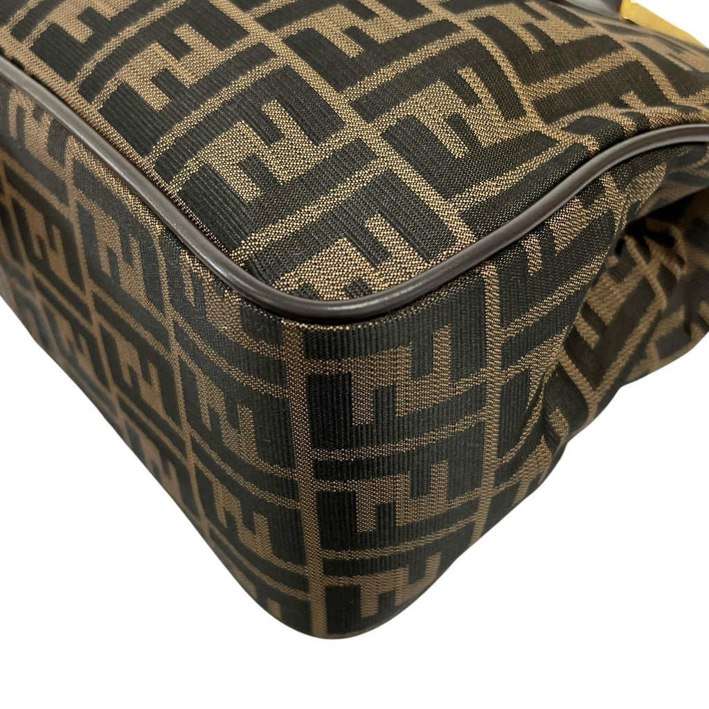 Fendi Handbag Brown Zucca Pattern