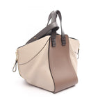 Loewe Handbag Hammock Small 2-Way Gray Ju Mocha Leather