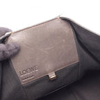 Loewe Handbag Hammock Small 2-Way Gray Ju Mocha Leather
