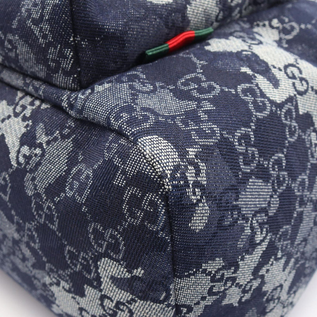 Gucci Backpack GG Denim Indigo Blue