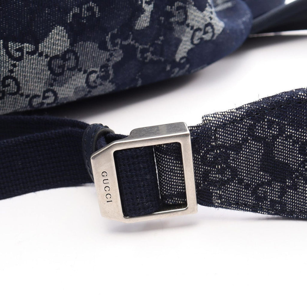 Gucci Backpack GG Denim Indigo Blue
