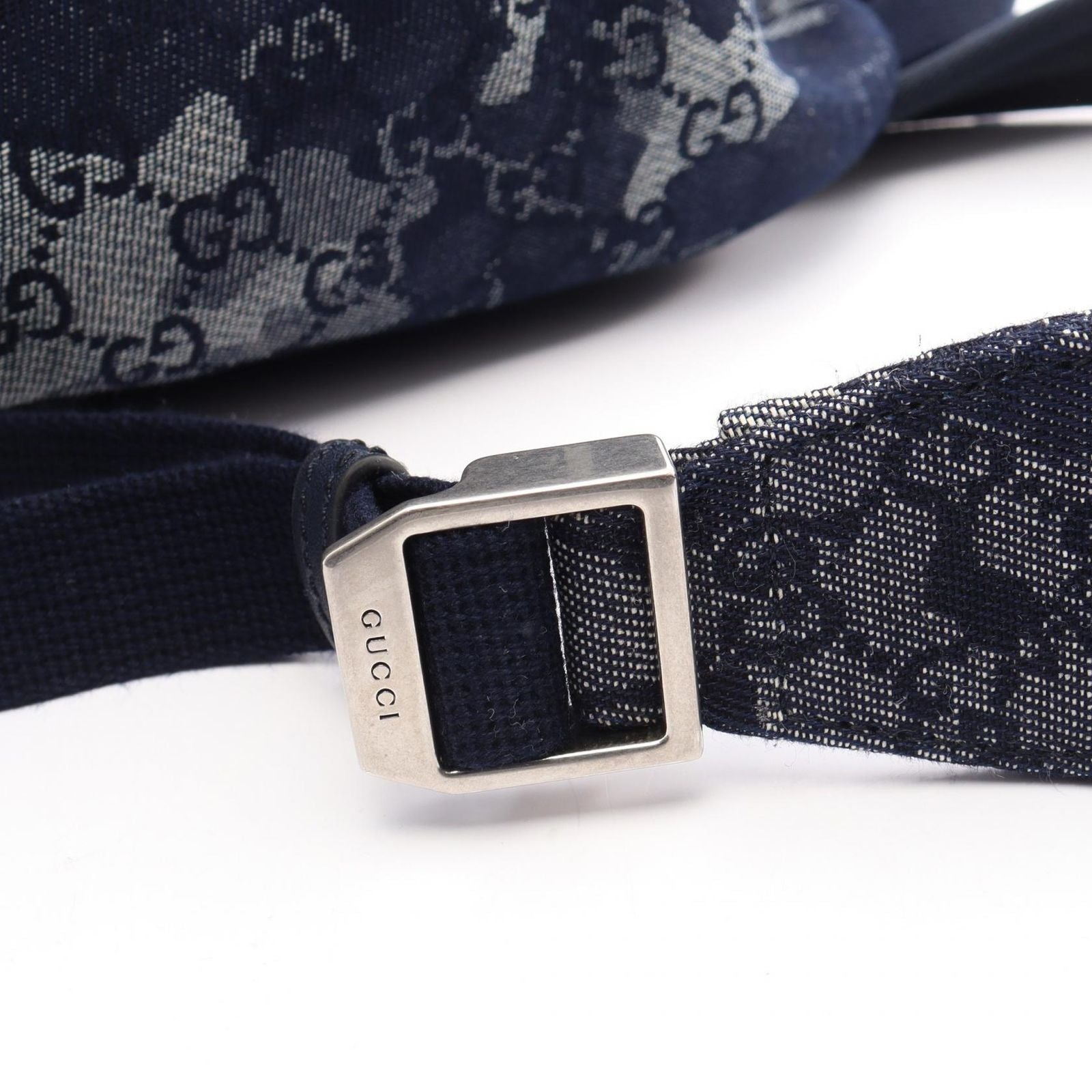 Gucci Backpack GG Denim Indigo Blue