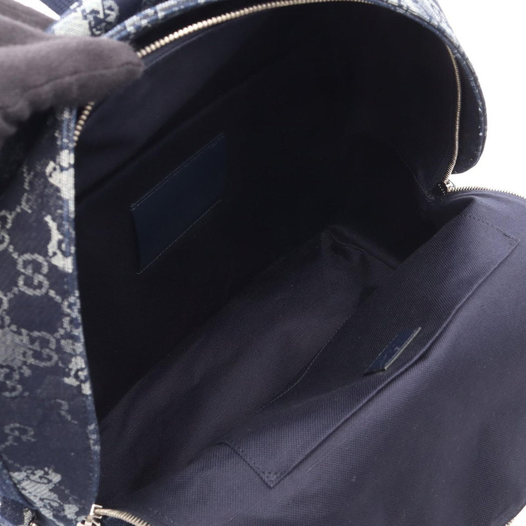Gucci Backpack GG Denim Indigo Blue