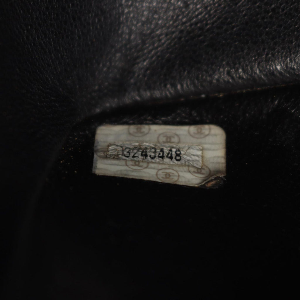 Chanel Shoulder Bag Quilted Diana Flap Black Caviar Leather Chain