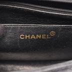 Chanel Shoulder Bag Quilted Diana Flap Black Caviar Leather Chain