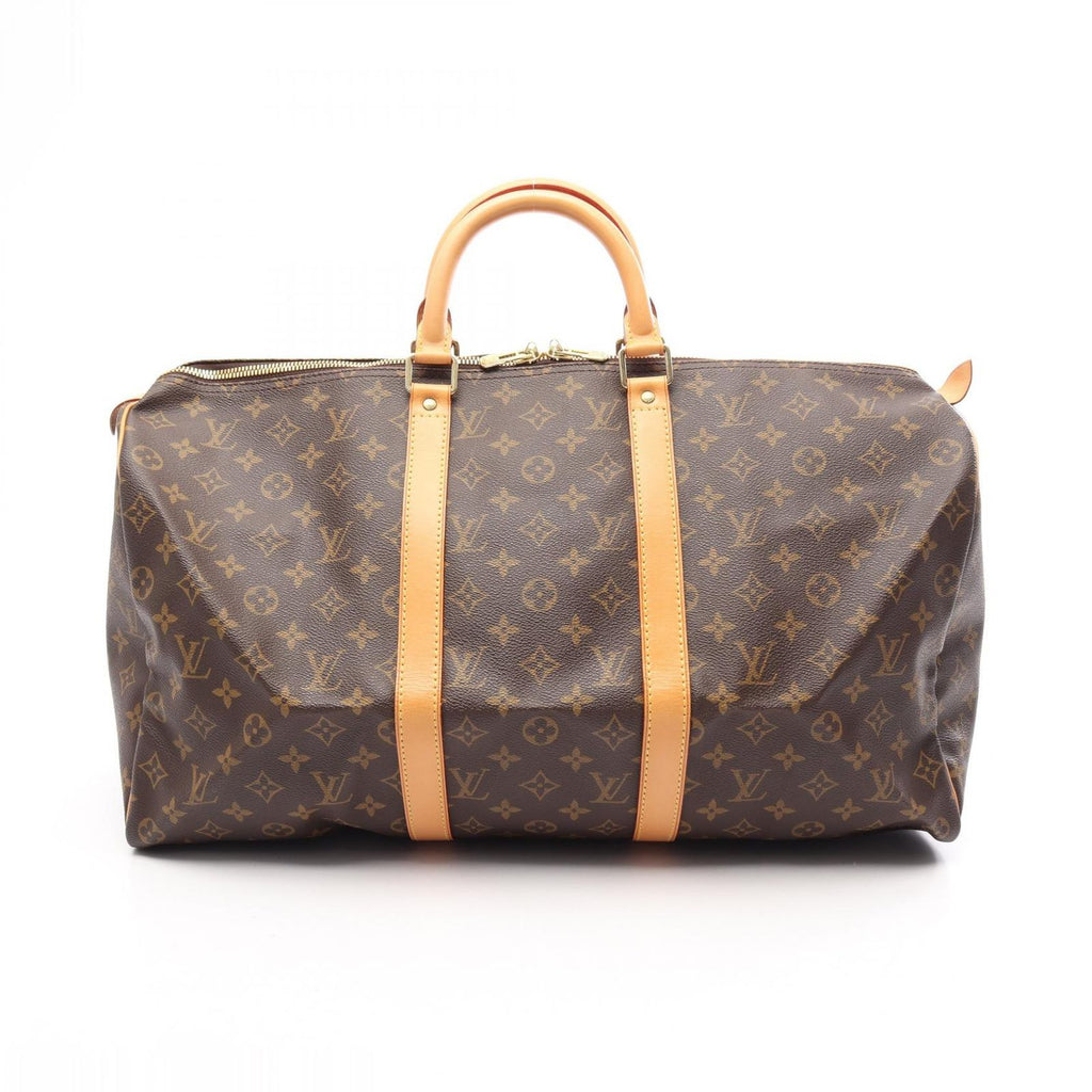 Louis Vuitton Boston Bag Keepall 50 Canvas Leather