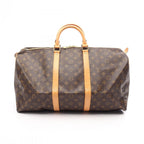 Louis Vuitton Boston Bag Keepall 50 Canvas Leather