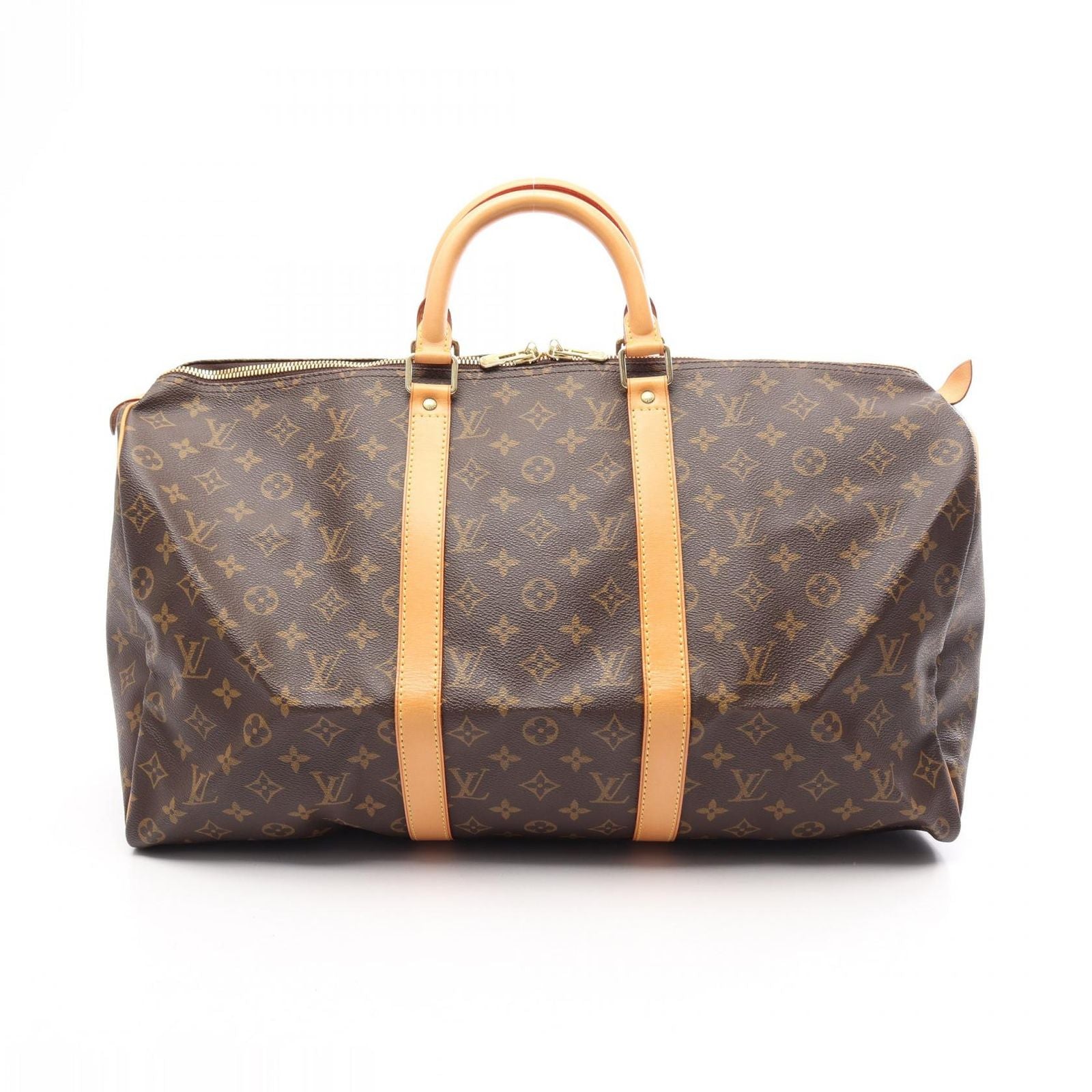 Louis Vuitton Boston Bag Keepall 50 Canvas Leather