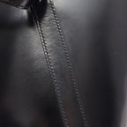 Celine Shoulder Bag Triomphe Black Leather