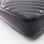 Saint Laurent Paris Shoulder Bag Lou Monogram Black Leather