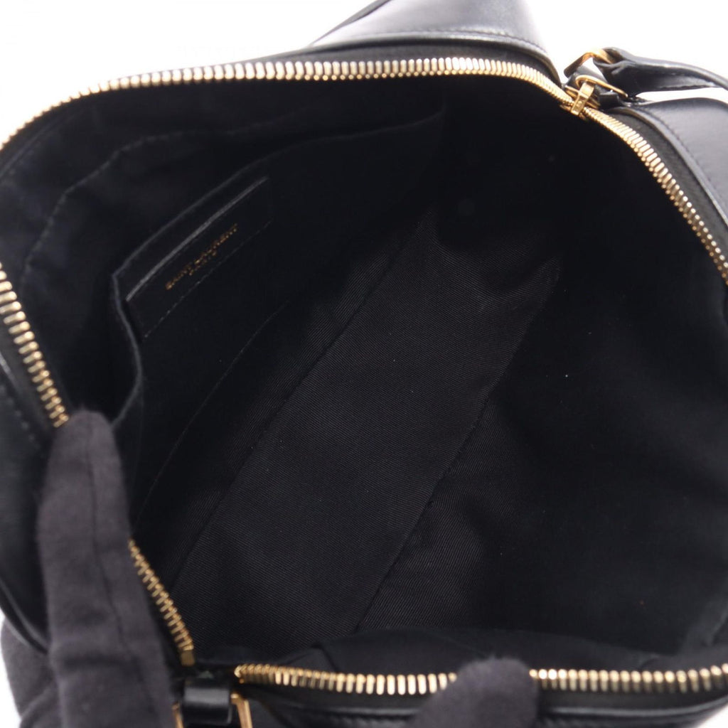 Saint Laurent Paris Shoulder Bag Lou Monogram Black Leather