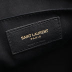 Saint Laurent Paris Shoulder Bag Lou Monogram Black Leather