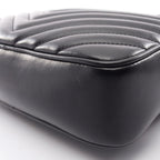 Saint Laurent Paris Shoulder Bag Lou Monogram Black Leather