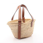 Loewe Handbag Basket Bag Small Natural Brown Leather