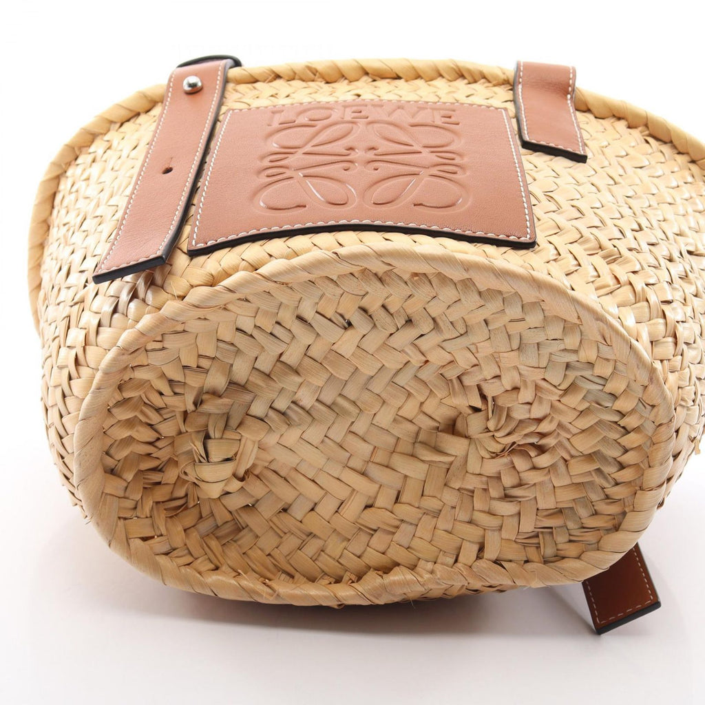 Loewe Handbag Basket Bag Small Natural Brown Leather