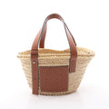 Loewe Handbag Basket Bag Small Natural Brown Leather