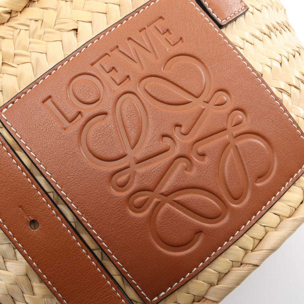 Loewe Handbag Basket Bag Small Natural Brown Leather