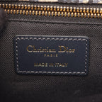 Dior Shoulder Bag 30 Montaigne Oblique Navy Canvas Leather