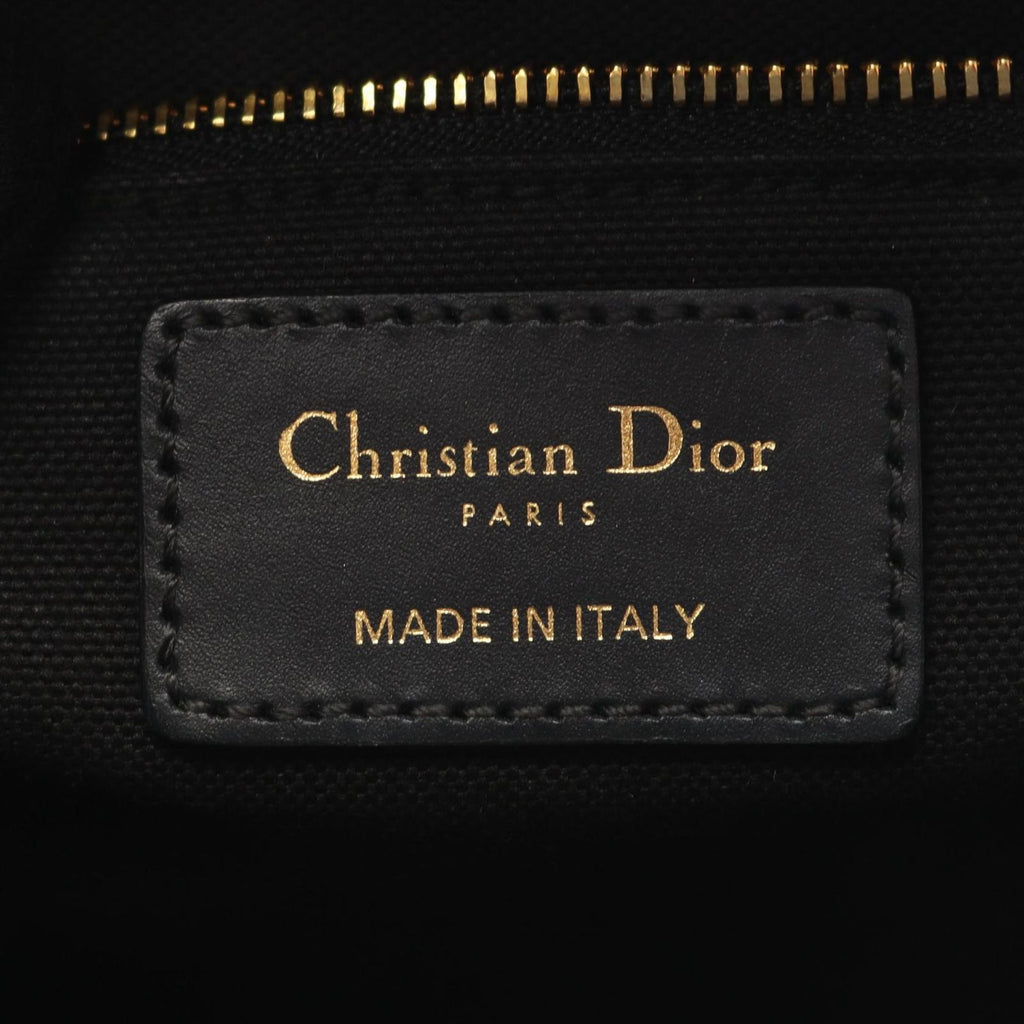 Dior Shoulder Bag 30 Montaigne Oblique Jacquard Navy Canvas Leather