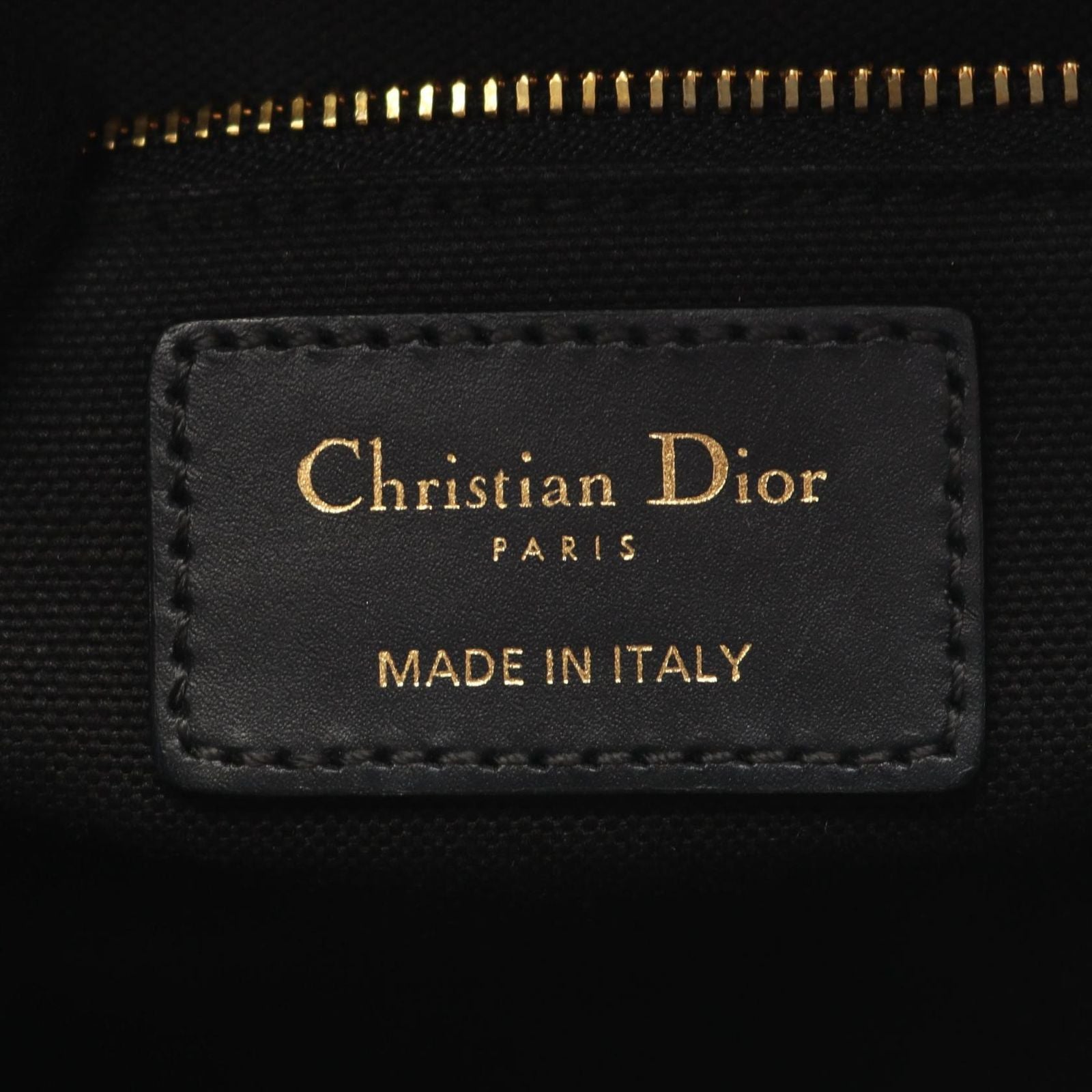 Dior Shoulder Bag 30 Montaigne Oblique Jacquard Navy Canvas Leather