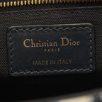 Dior Shoulder Bag 30 Montaigne Oblique Jacquard Navy Canvas Leather