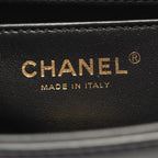 Chanel Shoulder Bag Boy Small Black Lambskin Chain