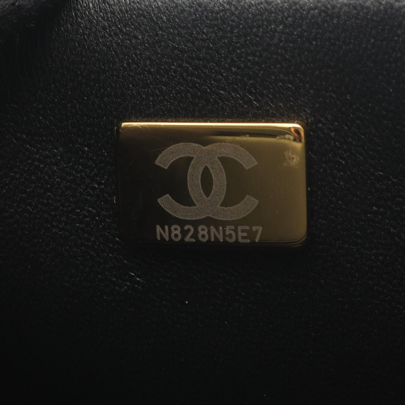 Chanel Shoulder Bag Boy Small Black Lambskin Chain