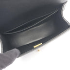 Chanel Shoulder Bag Boy Small Black Caviar Leather Chain