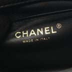 Chanel Shoulder Bag Boy Small Black Caviar Leather Chain