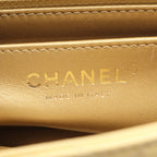 Chanel Shoulder Bag Mini Quilted Yellow Lambskin Chain