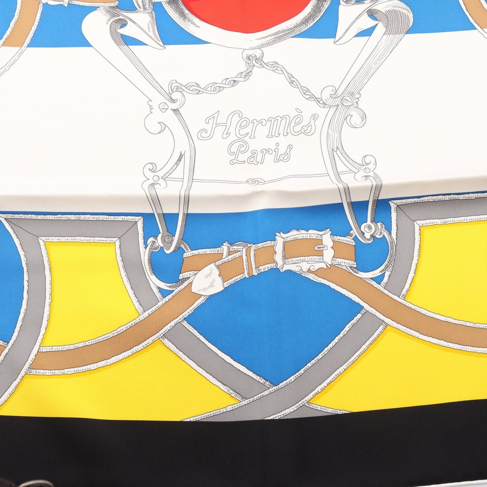 Hermes Scarf Carre 90 L'instruction du Roy Silk