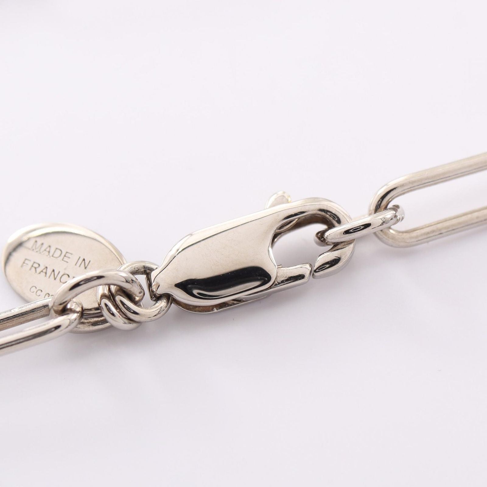 Hermes Necklace Elitage Equestre PM Black Stainless Steel
