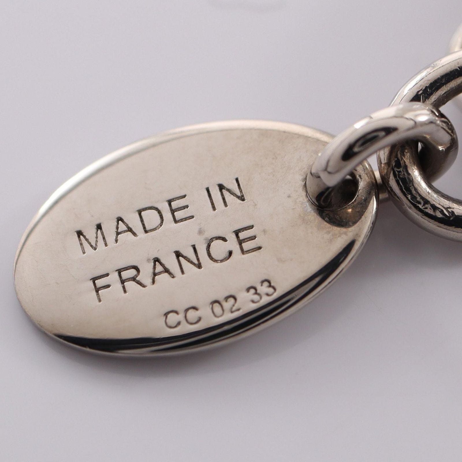 Hermes Necklace Elitage Equestre PM Black Stainless Steel