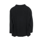 Chanel Tailored Jacket CC Logo Button BK Wool — view 2