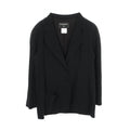 Chanel Tailored Jacket CC Logo Button BK Wool