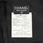 Chanel Skirt CC Logo Button BK Wool — view 3